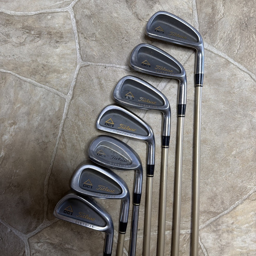 Titleist DCI Oversized Iron Set Tri Spec Shaft 3,4 7-9, Pitching & Sand Wedge